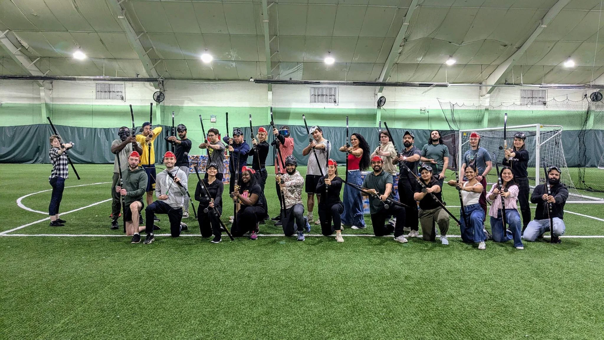Dive into thrilling game modes and ensure safety with all the necessary gear in Archery Tag!