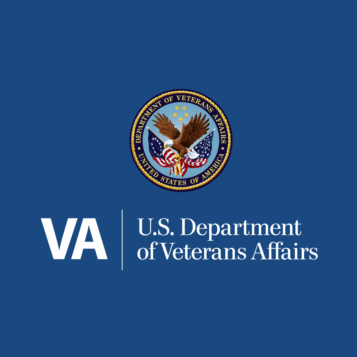 Students and staff reviewing VA education benefit resources provided by the U.S. Department of Veterans Affairs.
