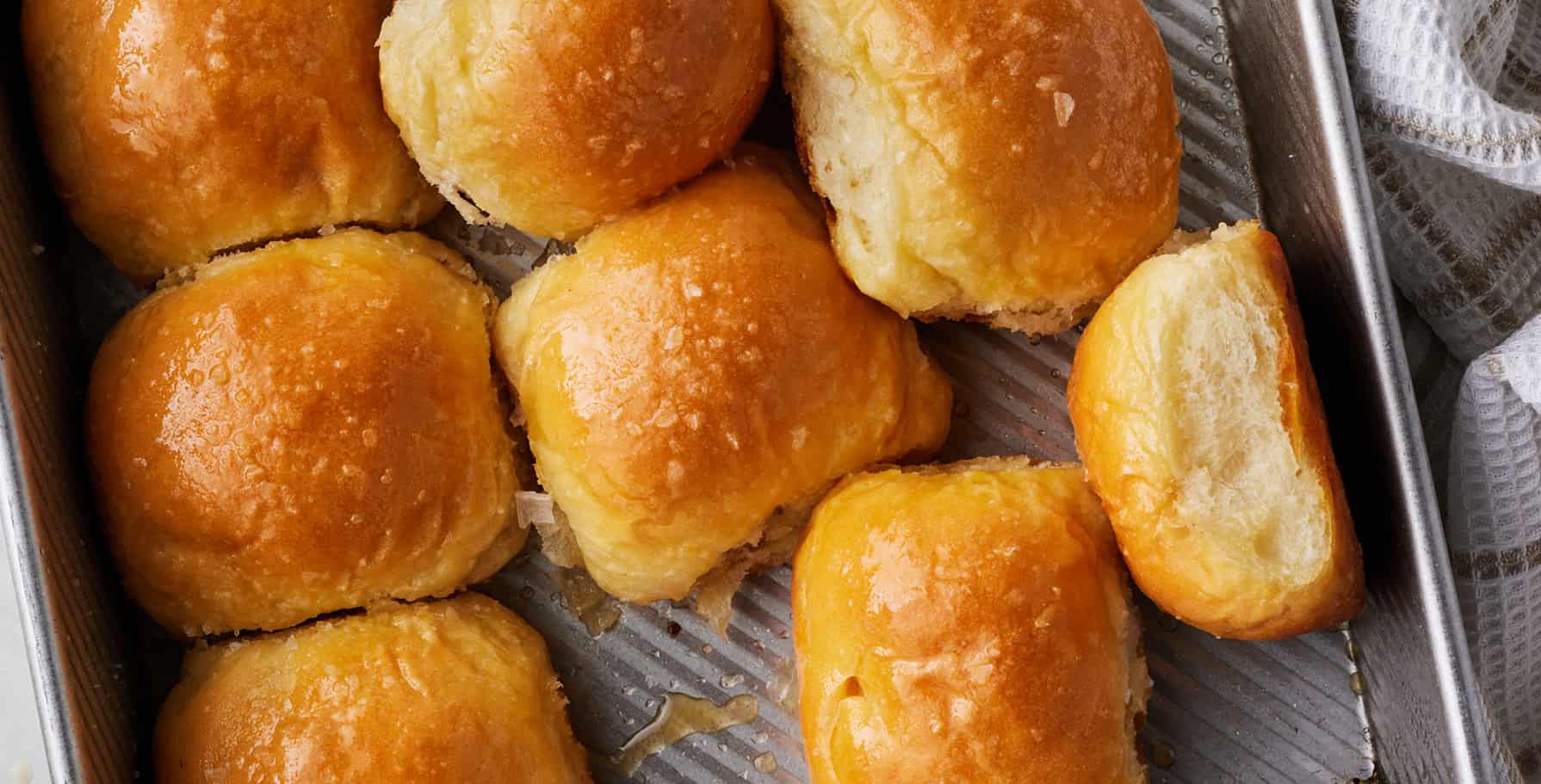 Fresh, locally baked dinner rolls add warmth and homemade charm to a Canton Thanksgiving table.